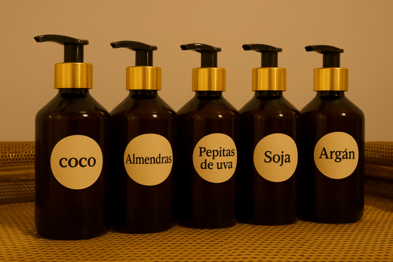 aceites vegetales Spa Hammam Farasha